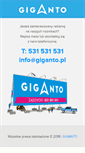 Mobile Screenshot of giganto.pl