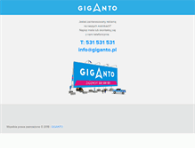 Tablet Screenshot of giganto.pl